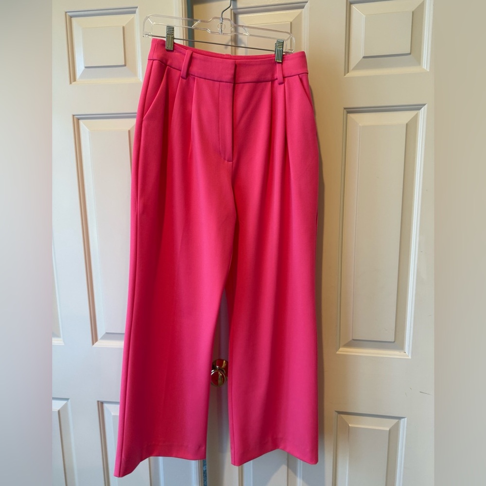 Favorite Daughter Hot Pink Wide Leg Pants